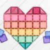 Set de constructie magnetic, Connetix Magnetic Tiles, Pastel Creative Pack 120 piese