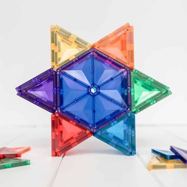 Setdeconstructiemagnetic_piesegeometrice_ConnetixMagneticTiles_GeometryPack30piese_4.jpg Set de constructie magnetic, piese geometrice, Connetix Magnetic Tiles, Geometry Pack 30 piese