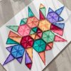 Set de constructie magnetic, piese geometrice, Connetix Magnetic Tiles, Pastel Geometry Pack 40 piese