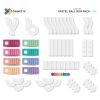 Set de constructie magnetic cu circuite cu bile, Connetix Magnetic Tiles, Pastel Ball Run 106 piese