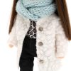 Papusa - Sophie in a White Fur Coat 32 - Orange Toys