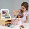 Masuta cosmetica, din lemn premium - Hair Salon - Tender Leaf Toys
