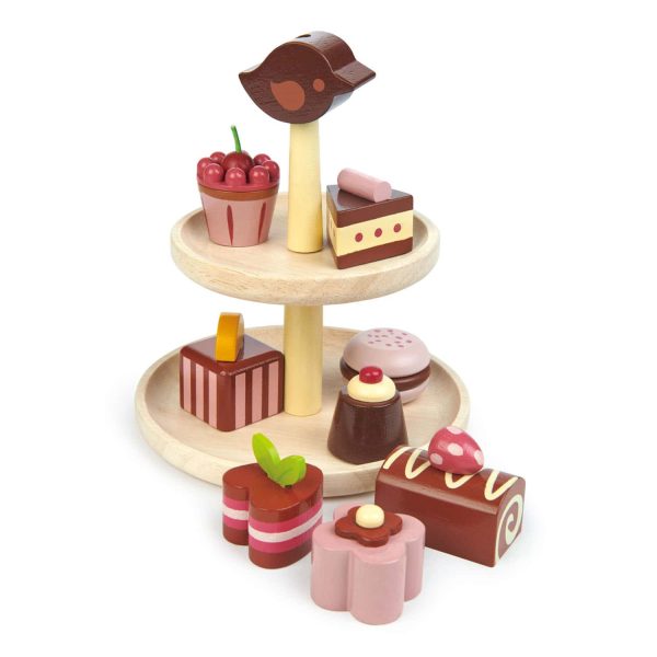Tender Leaf Toys - Prajituri de ciocolata din lemn - Chocolate Bonbons - TL8237