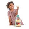 Stand pentru prajituri - Mini Chef Birdie Afternoon Tea - 9 piese - Tender Leaf Toys