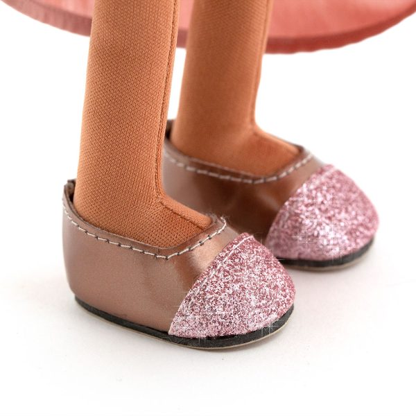 Papusa - Tina in a Pink Dress with Sequins 32 - Orange Toys