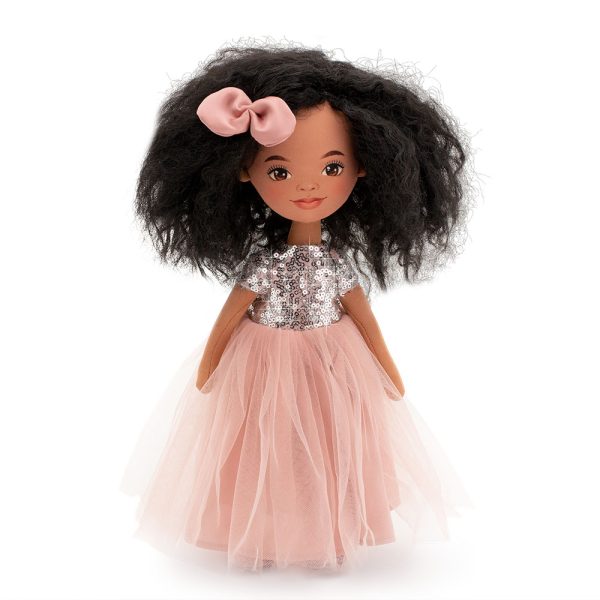 Papusa - Tina in a Pink Dress with Sequins 32 - Orange Toys