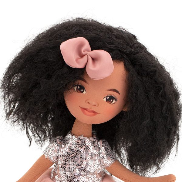 Papusa - Tina in a Pink Dress with Sequins 32 - Orange Toys