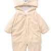 Salopeta Unisex Pufoasa bej - 2-3 ani