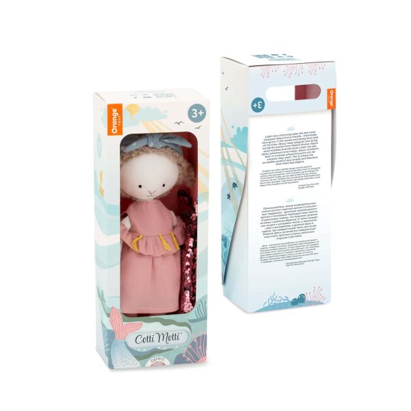 Zoe the Sheep: Tassel Dress 29 - Orange Toys