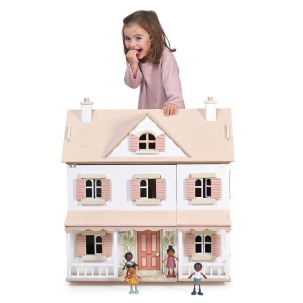 Casuta coloniala de papusi, din lemn premium Humming Bird House - Tender Leaf Toys