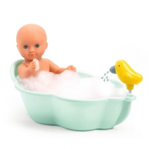 cadita-de-baie-pentru-papusi-colectia-pomea-djeco-472771.jpg Cadita de baie pentru papusi cu dus in forma de pasare-colectia Pomea,36x14x23 cm