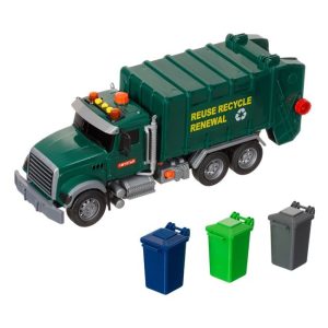 Camion reciclare cu 3 tomberoane,Sunet si lumini