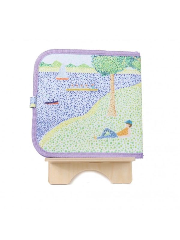 Carte de colorat reutilizabila pentru copii - Seurat - Color It & Go erasable book - Seurat