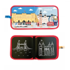 Carte reutilizabila pentru copii, desen/colorat - Colectia "Cities of Wonder" - London