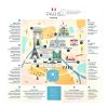 Carte reutilizabila pentru copii, desen/colorat - Colectia "Cities of Wonder" - Paris
