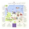 Carte reutilizabila pentru copii, desen/colorat - Colectia "Cities of Wonder" - San Francisco