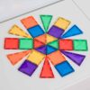 dsc_2305.jpg Set de constructie magnetic, Connetix Magnetic Tiles, Rainbow Mini Pack 24 piese