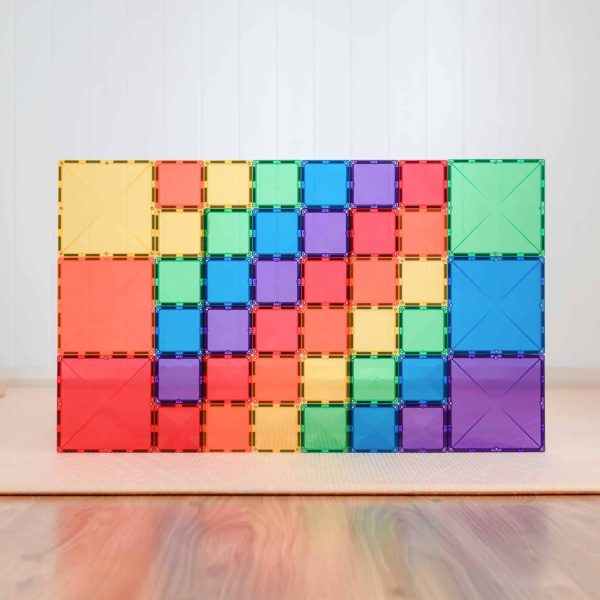 dsc_2351-scaled-1.jpg Set de constructie magnetic, Connetix, Rainbow Square Pack 42 pc