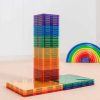 dsc_2531-scaled-1.jpg Set de constructie magnetic, Connetix, Rainbow Square Pack 42 pc