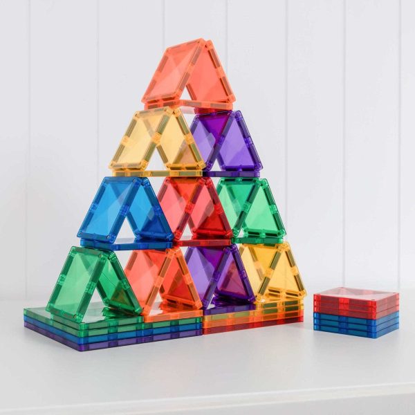 dsc_2841-scaled-1.jpg Set de constructie magnetic, Connetix, Rainbow Square Pack 42 pc