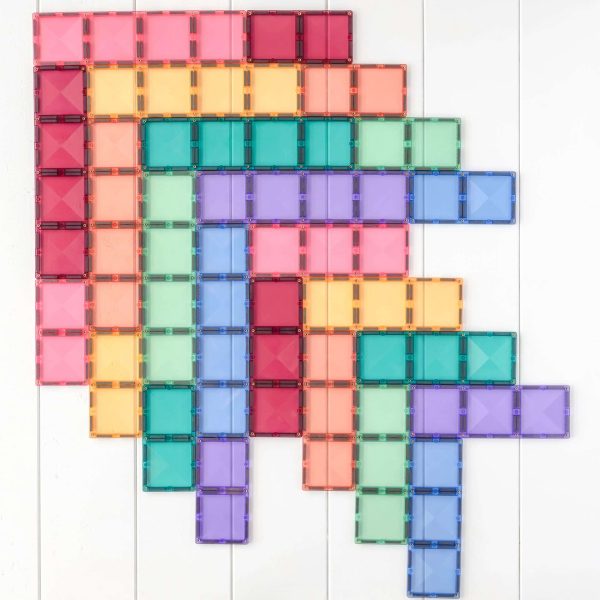 dsc_5233.jpg Set de constructie magnetic, Connetix, Pastel Rectangle Pack 24 pc