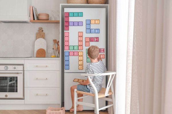 dsc_5326.jpg Set de constructie magnetic, Connetix, Pastel Rectangle Pack 24 pc