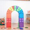 dsc_61471-scaled-1.jpg Set de constructie magnetic, Connetix, Rainbow Starter Pack 60 pc