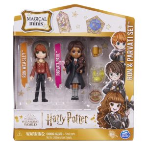 Set 2 Figurine Ron si Parvati Wizarding World