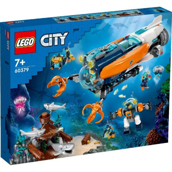 lego-city-submarin-de-explorare-la-mare-adancime-60379-476462.jpg LEGO City Submarin de Explorare la Mare Adancime 60379