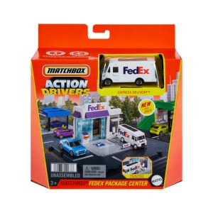 matchbox-set-action-drivers-centrul-de-colete-fedex-196331.jpg Matchbox - Set Action Drivers Centrul de Colete FedEx