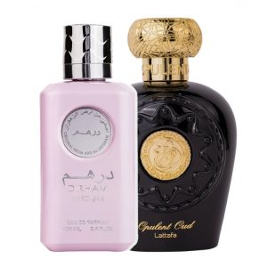 pachet-2-parfumuri-best-seller-dirham-wardi-100-ml-si-opulent-oud-100-ml-141671.jpg Pachet 2 parfumuri Best Seller, Dirham Wardi 100 ml pentru ea si Opulent Oud 100 ml pentru el