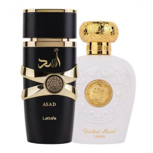 pachet-2-parfumuri-lattafa-asad-100-ml-pentru-el-si-opulent-musk-100-ml-pentru-ea-880054.jpg Pachet 2 parfumuri Lattafa, Asad 100 ml pentru el si Opulent Musk 100 ml pentru ea