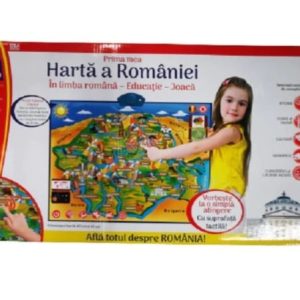 Prima mea Harta a Romaniei-Educatie si joaca