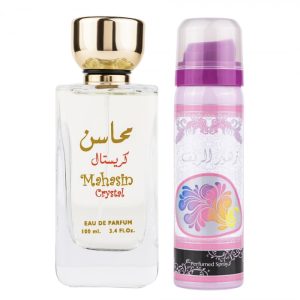set-mahasin-crystal-apa-de-parfum-100-ml-si-deodorant-50-ml-femei-587-9390.jpg Set Mahasin Crystal, apa de parfum 100 ml si deodorant 50 ml, femei