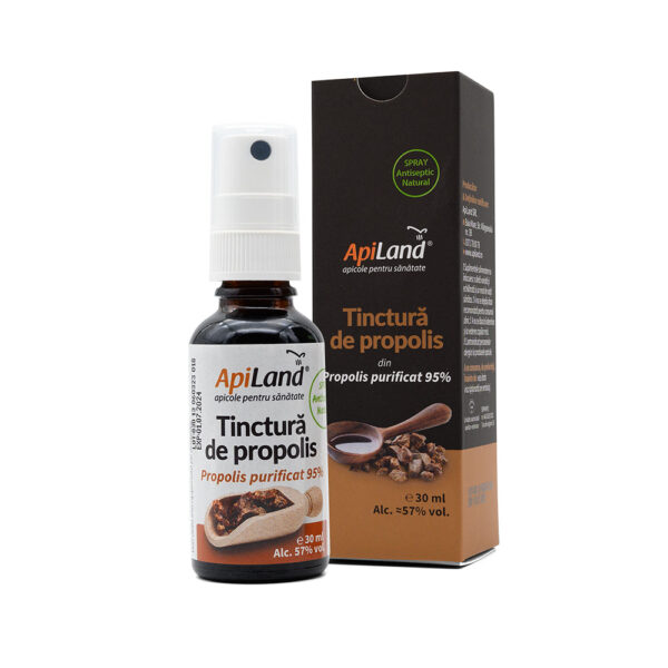 6424383001647-TINCTURADEPROPOLISCUPULVERIZATOR30ML-produs.jpg Tinctură de propolis purificat 95% spray - Default Title