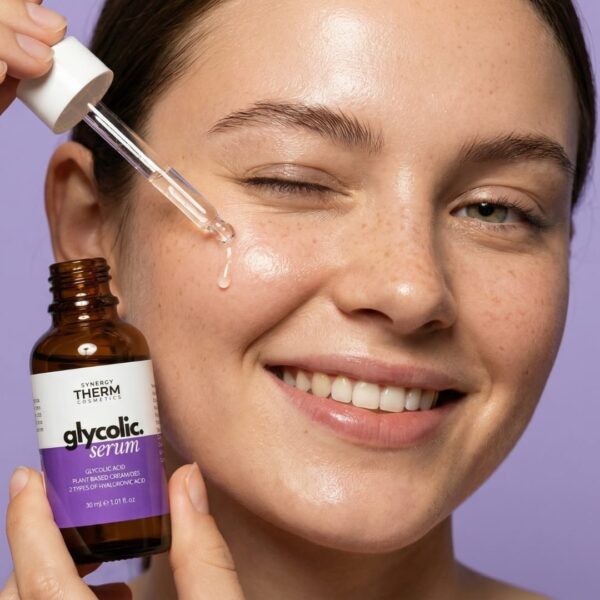 Ser Facial cu Acid Glicolic & Ceramide, Glycolic Serum - Exfoliere eficientă și Hidratare