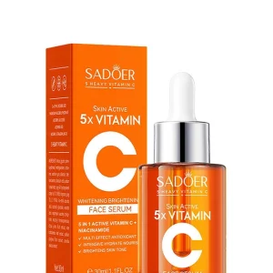 0023930.webp Sadoer Ser facial cu Vitamina C 30 ml Skin Active 5x