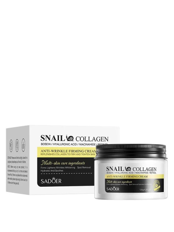Sadoer Crema antirid cu saliva de melc si colagen 120 g