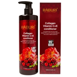 Raburi Balsam de par cu colagen si vitamina C + E 900 ml
