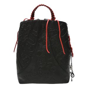 Rucsac DESIGUAL negru, WAKP03, din piele ecologica