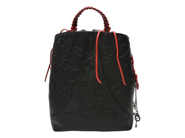 0390cd2afba35fe46ec1ae36f670db8e7a2bb86f8be2e51ca80657ef18260815.jpeg Rucsac DESIGUAL negru, WAKP03, din piele ecologica