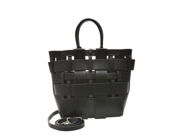 Geanta EPICA neagra, NF008, din piele ecologica