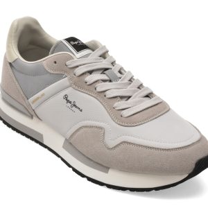 Pantofi sport PEPE JEANS gri, MS40037, din material textil