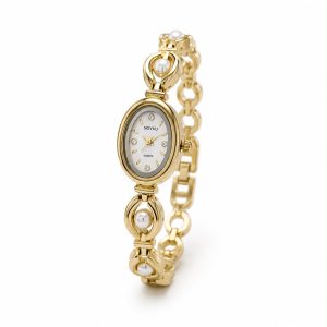Ceas Vintage Onyx Gold