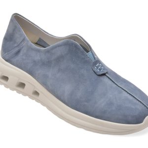 Pantofi sport EPICA albastri, QS872, din piele intoarsa