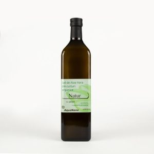 Aloe-Natur Gel Organic de Aloe Vera, cu Pulpă, 1000ml | AquaNano