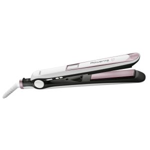 Placa de par Rowenta Premium Care 7/7 SF7460F0  setare temperatura 130° - 200°C  generator de ioni  invelis Cashmere Keratin cu ulei de argan  incal
