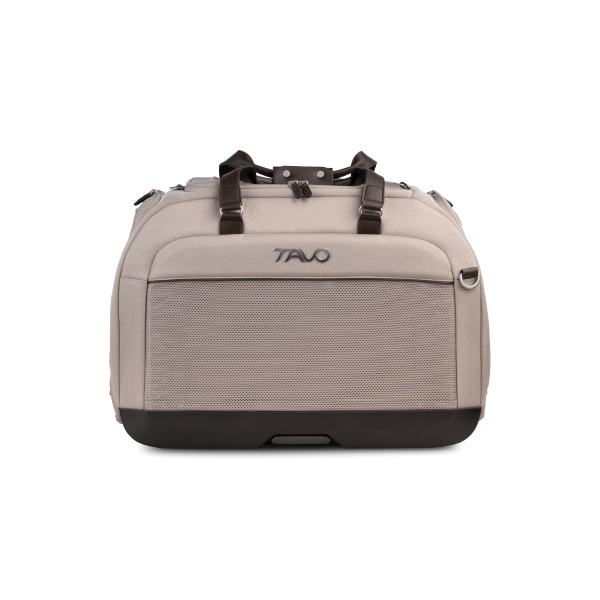 Sistem de transport si protectie auto pentru Animale de Companie tip geanta Tavo Hendrick cu sistem de prindere Isofix, max 20.4 kg, Tawny