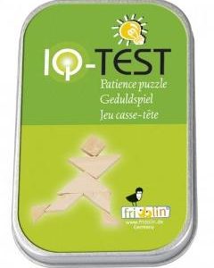 IQ-Test. Joc logic din lemn in cutie metalica: Tangram
