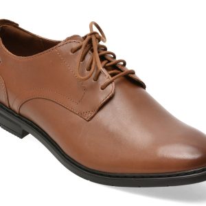 1203581b872f108daa754280b7cfa00e1e55f983d9804f5335bf426fc88f3944.jpeg Pantofi eleganti CLARKS maro, BANBURY DERBY, din piele naturala